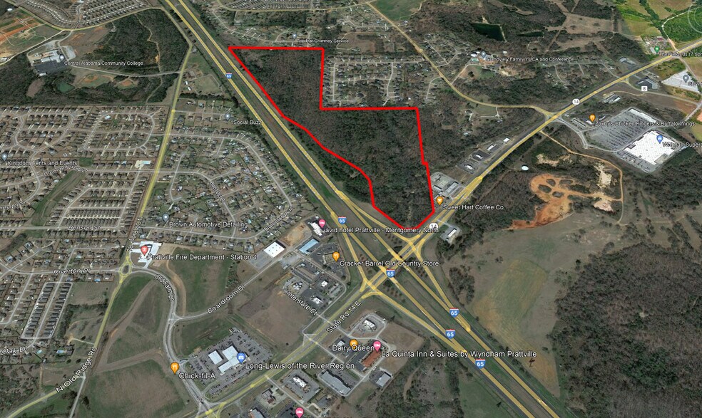 More Photos Of 85.95 Acres NE Corner Of I-65 & AL Hwy 14 Hwy, Millbrook Land For Sale