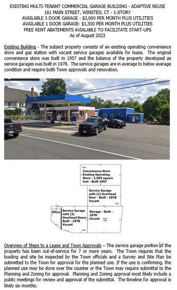 More Photos Of 161 Main St, Winsted Service Station For Lease