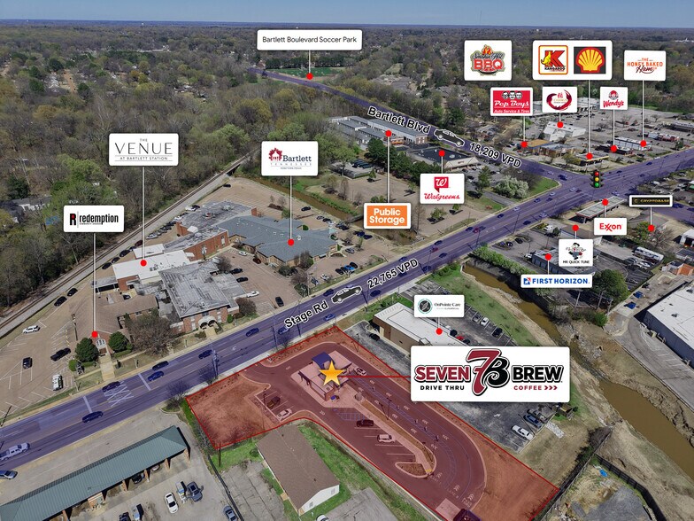 More Photos Of 5879 Stage Rd, Memphis Fast Food For Sale
