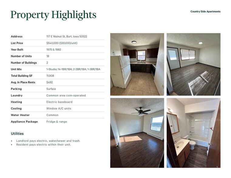 More Photos Of 117 E Walnut St, Burt Apartments For Sale