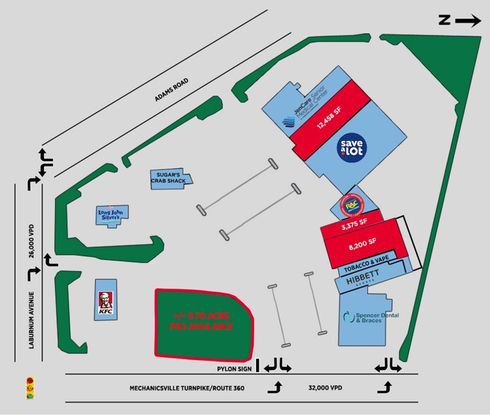 More Photos Of 3800-3824 Mechanicsville Pike, Richmond Unknown For Lease