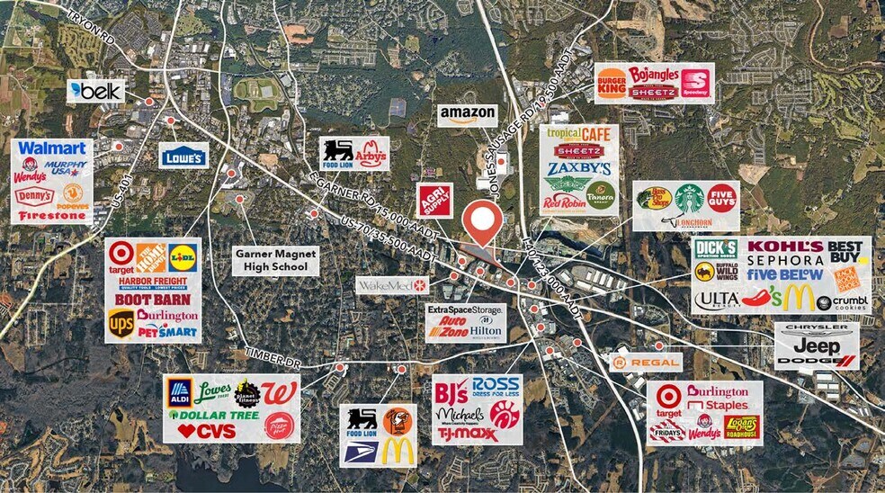 More Photos Of E Garner Rd & Jones Sausage Rd, Garner Land For Sale