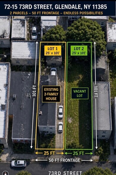 Primary Photo Of 7215 73rd St, Glendale Land For Sale
