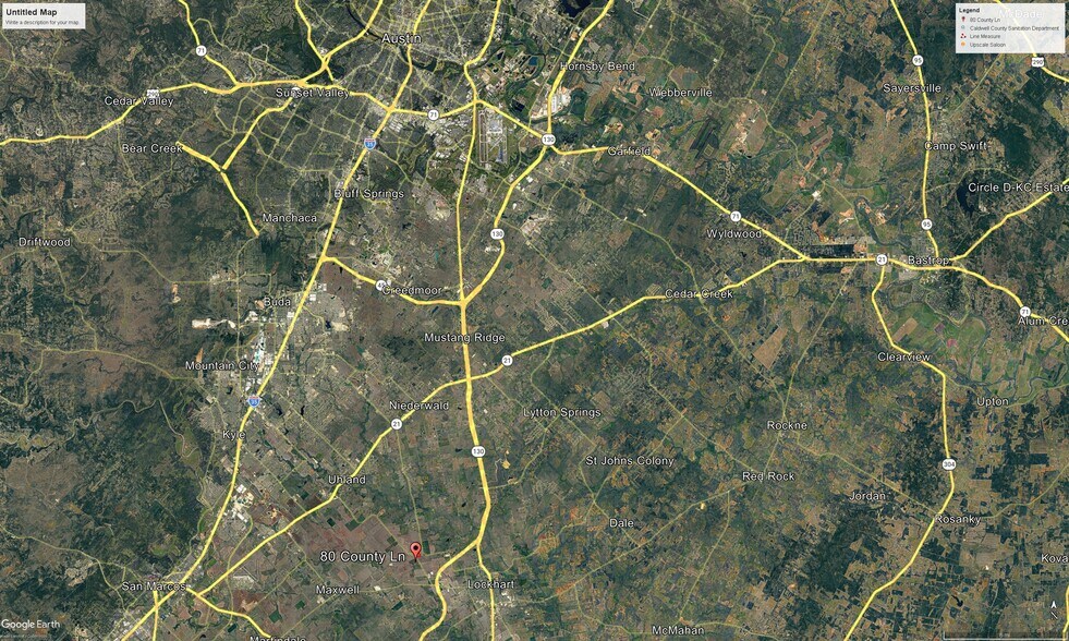 Primary Photo Of 80 County Ln, Lockhart Land For Sale