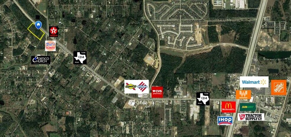 More Photos Of 006 FM 1314 RD FM 1314, Porter Land For Sale
