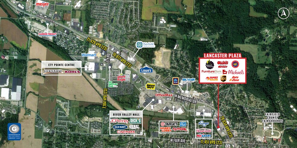 More Photos Of 1213-1283 N Memorial Dr, Lancaster Unknown For Lease