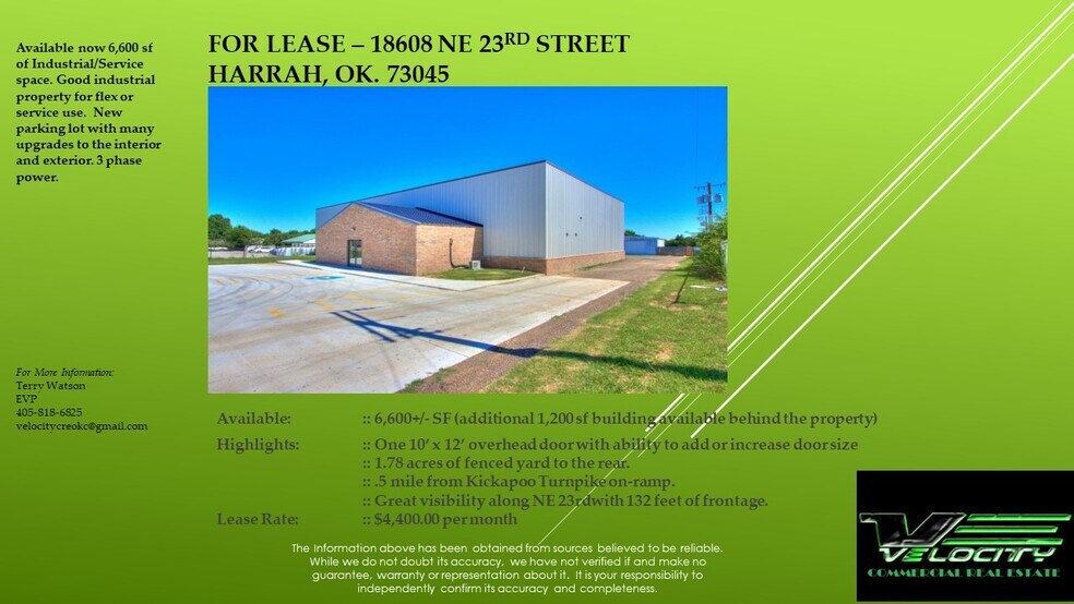 More Photos Of 18608 NE 23rd St, Harrah Light Distribution For Lease