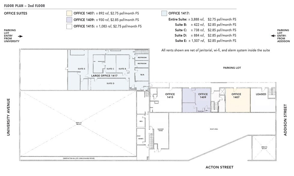 More Photos Of 1414 University Ave, Berkeley General Retail For Lease