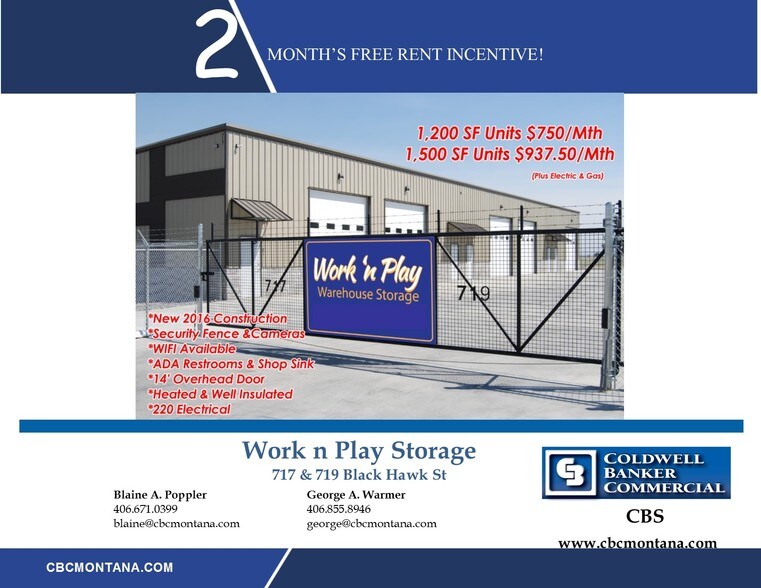 More Photos Of 711 Blackhawk St, Billings Service For Lease