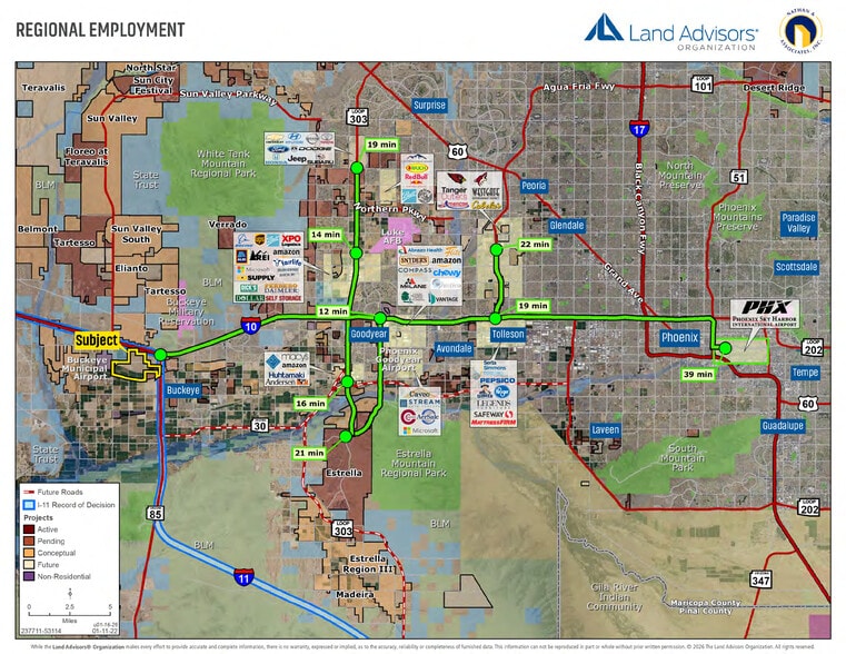 More Photos Of SW of I10 & Hwy 85 Junction, Buckeye Land For Sale