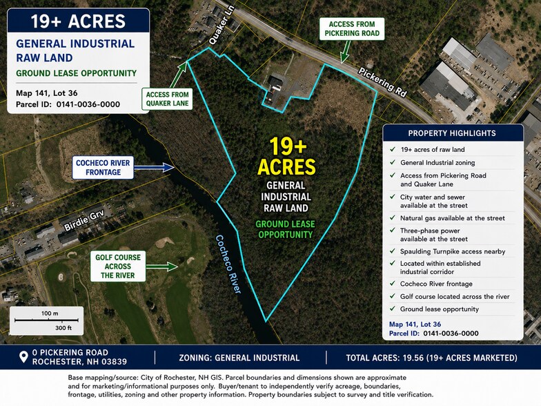 Primary Photo Of Pickering Rd, Rochester Land For Lease
