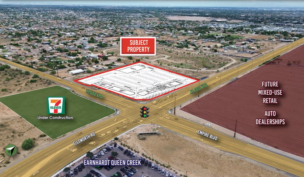 More Photos Of NWC Ellsworth Rd & Empire Blvd, Queen Creek Land For Lease