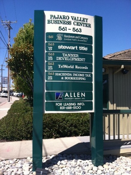 More Photos Of 561-563 Auto Center Dr, Watsonville Office For Lease