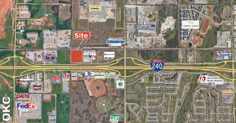 More Photos Of S Sunnylane Rd & Interstate 240 Service Rd, Oklahoma City Land For Sale