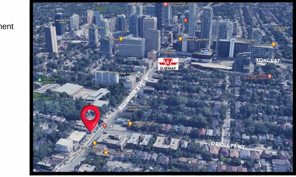 More Photos Of 250 Eglinton Ave W, Toronto Storefront Retail Residential For Lease