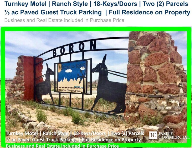 More Photos Of 26881 Twenty Mule Team Rd, Boron Hotel For Sale