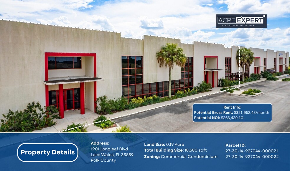 Primary Photo Of 1901 Longleaf Blvd, Lake Wales Warehouse For Sale