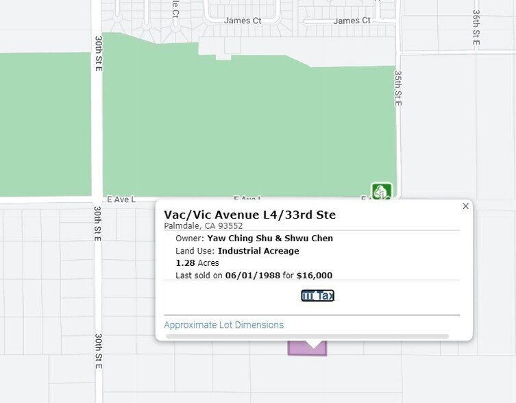 More Photos Of 0 Vac ave, Lancaster Land For Sale
