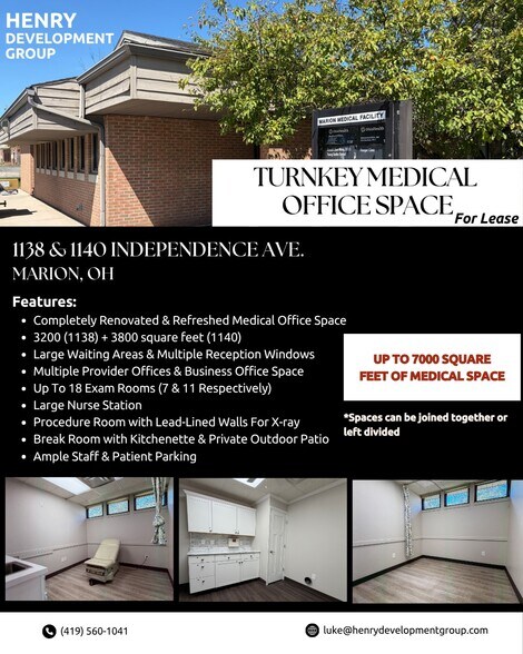 More Photos Of 1140 Independence Ave, Marion Medical For Lease