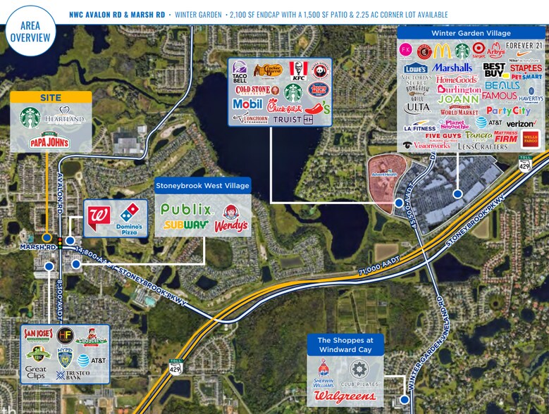 More Photos Of 1504 Avalon Road, Winter Garden General Retail For Lease