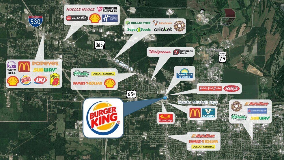 More Photos Of 400 N Blake St, Pine Bluff Fast Food For Sale