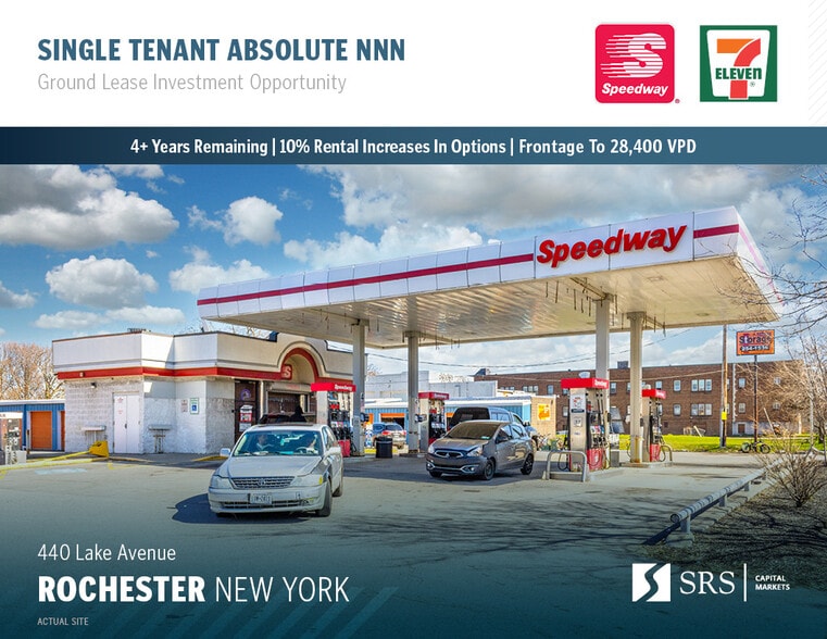 Primary Photo Of 440 Lake Ave, Rochester Service Station For Sale