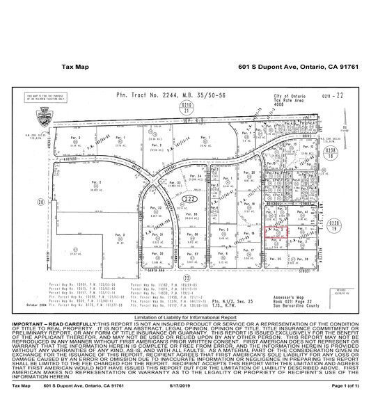 More Photos Of 601 S Dupont Ave, Ontario Warehouse For Sale