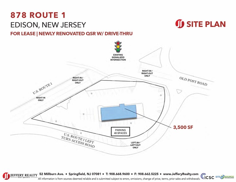 More Photos Of 878 Route 1, Edison Fast Food For Lease