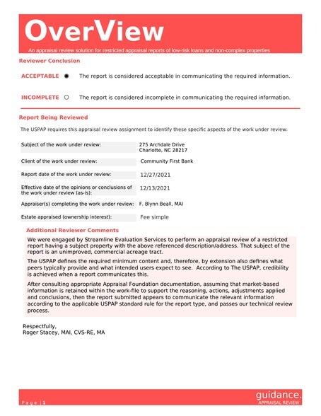 More Photos Of 275 Archdale Dr, Charlotte Land For Sale