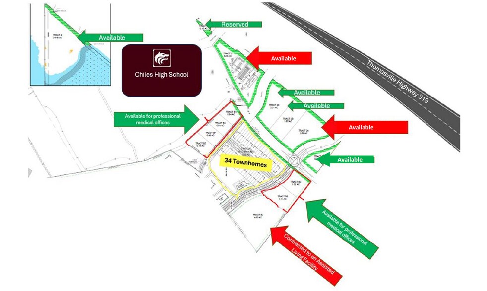 Thomasville Rd and Timberwolf Crossing, Tallahassee, FL 32312 Land