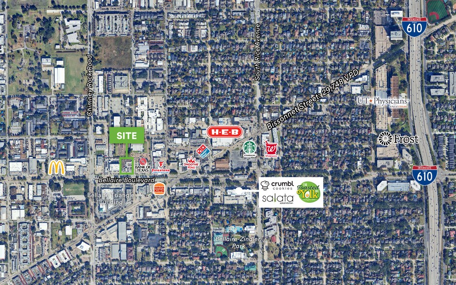 More Photos Of 5400 Bellaire Blvd, Bellaire Storefront For Lease