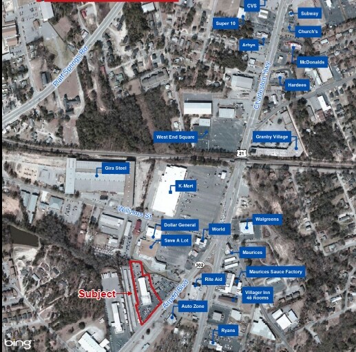 More Photos Of 1640 Airport Blvd, West Columbia Auto Dealership For Lease