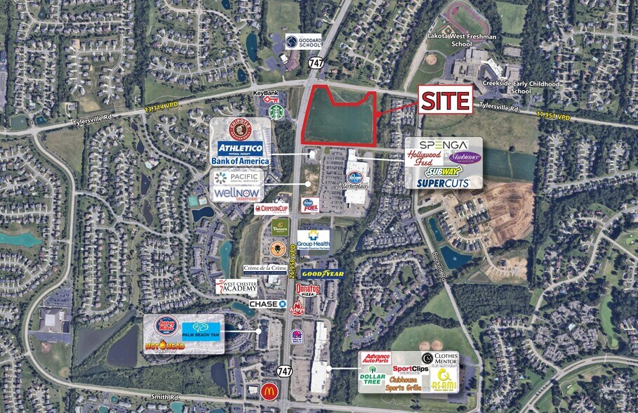 More Photos Of SR 747 & Tylersville Rd, West Chester Land For Sale