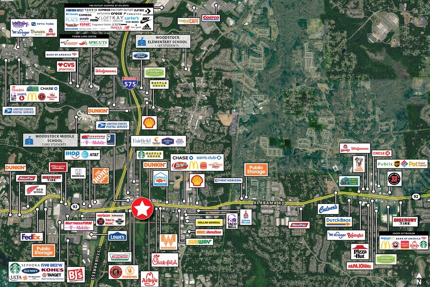 More Photos Of 9500 Hwy 92, Woodstock Fast Food For Sale