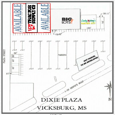 More Photos Of 1800 S Frontage Rd, Vicksburg General Retail For Lease