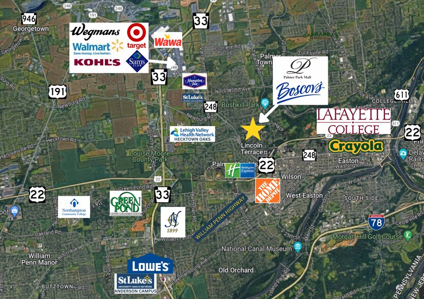 More Photos Of 123 Palmer Park Mall, Easton Department Store For Lease