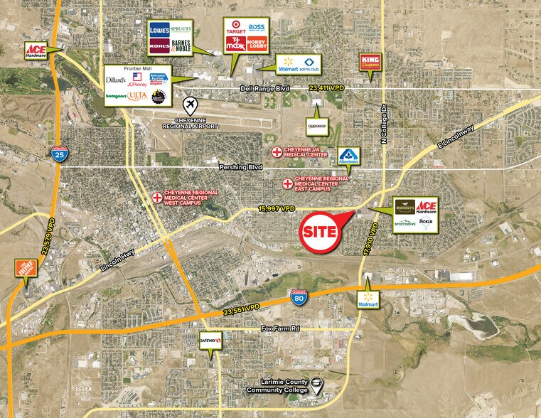 More Photos Of 3421 E Lincolnway, Cheyenne Freestanding For Lease