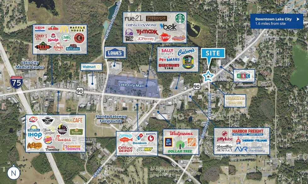 More Photos Of 1605 W US Highway 90, Lake City Land For Lease