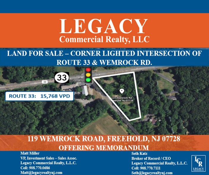 Primary Photo Of 119 Wemrock Rd, Freehold Land For Sale
