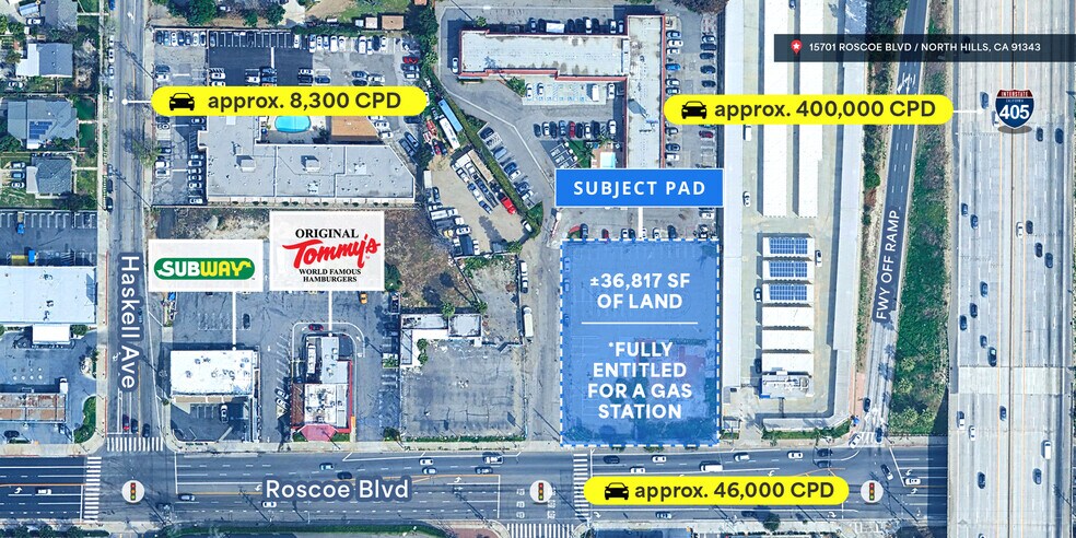 Primary Photo Of 15701 Roscoe Blvd, North Hills Freestanding For Lease