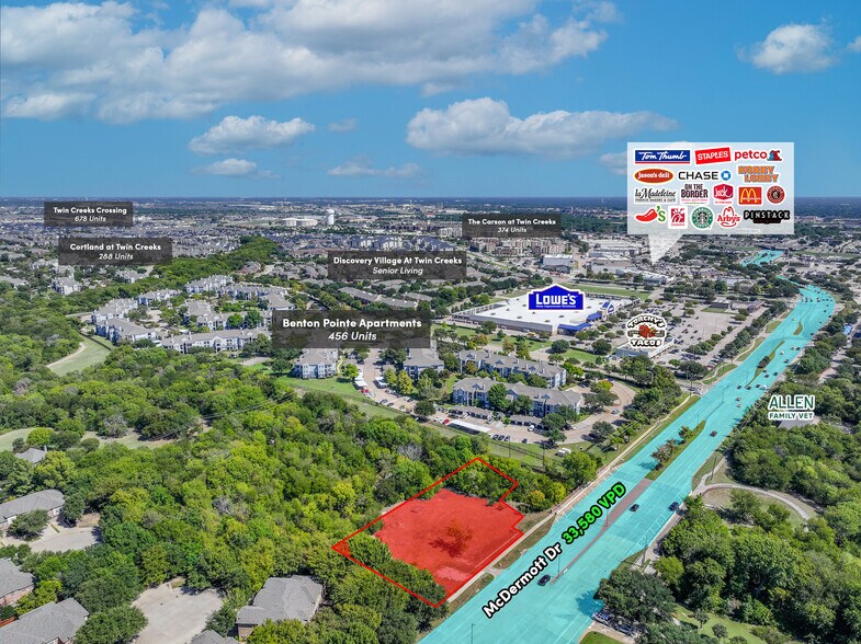 More Photos Of 1100 W McDermott Dr, Allen Land For Sale