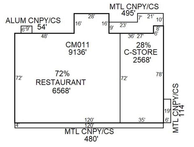 More Photos Of 21545 AR-109, Scranton Restaurant For Lease
