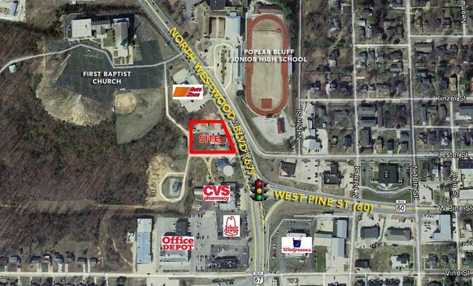 Primary Photo Of 301 N Westwood Blvd, Poplar Bluff Land For Sale