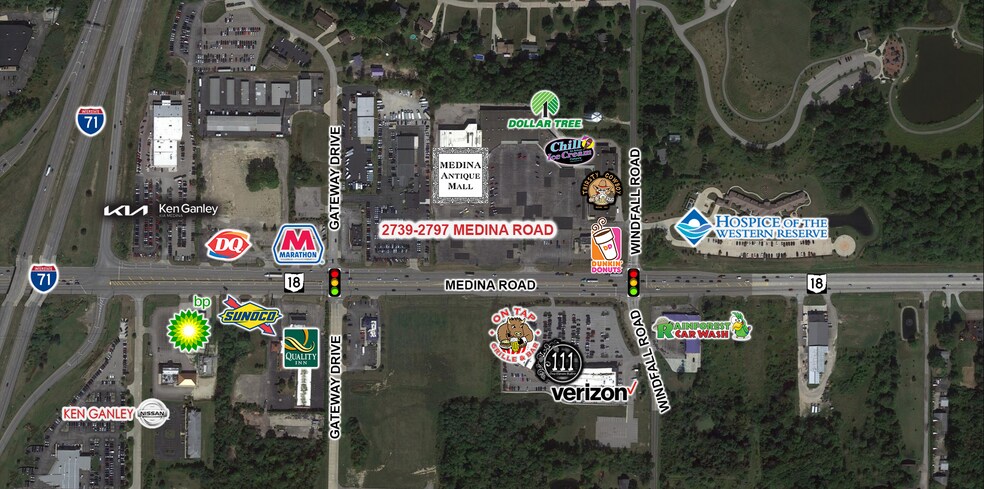 More Photos Of 2743-2797 Medina Rd, Medina Freestanding For Lease