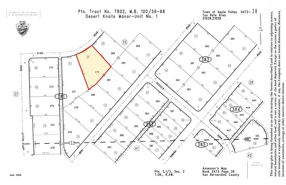 More Photos Of Viho Rd @ Apple Valley, Apple Valley Land For Sale