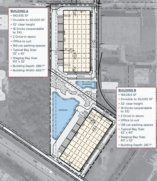 More Photos Of 12201 Griffith Ctr, Alsip Distribution For Lease