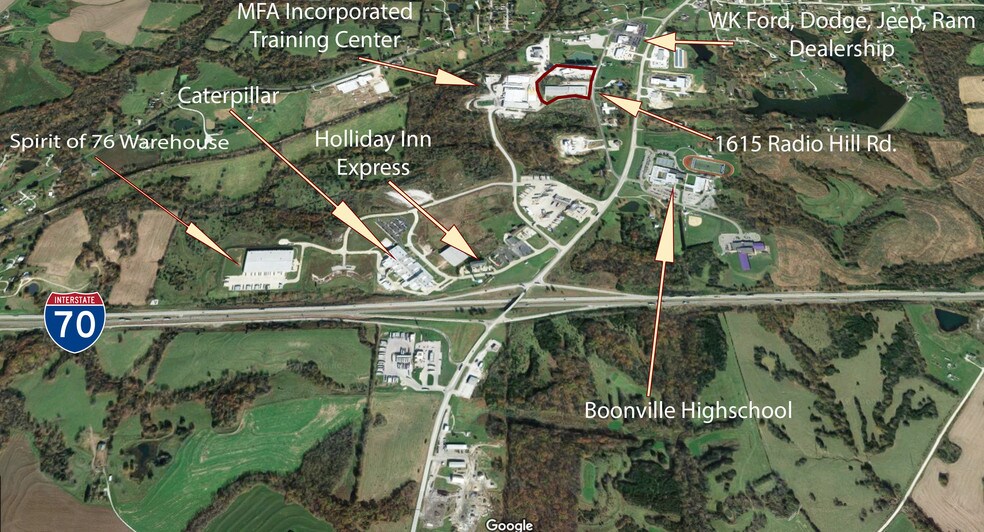 More Photos Of 1615 Radio Hill Rd, Boonville Warehouse For Lease