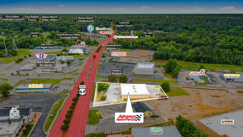 More Photos Of 1917 Sunset Ave, Rocky Mount Freestanding For Sale