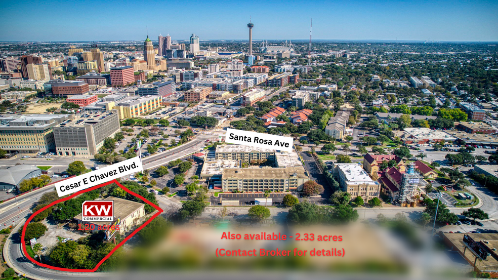 Primary Photo Of 406 W Cesar E Chavez Blvd, San Antonio Land For Sale