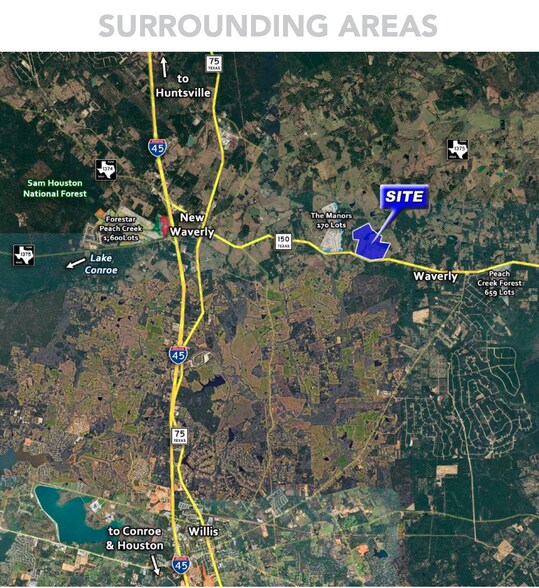 More Photos Of Hwy 150, New Waverly Land For Sale